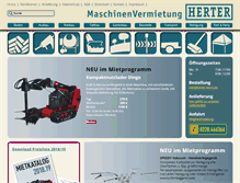 Tablet Screenshot of herter-bonn.de